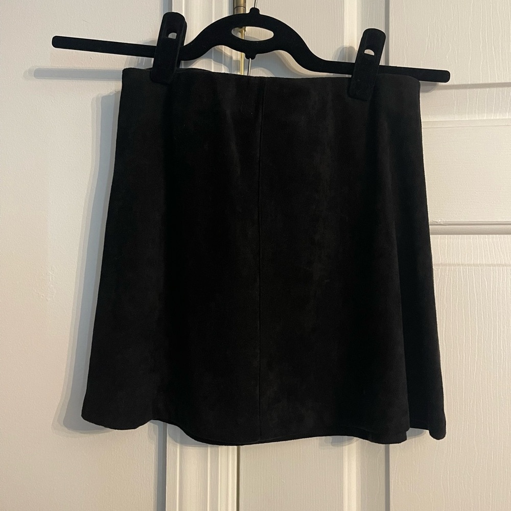 Brandy Melville/John Galt black suede mini skirt / OS
